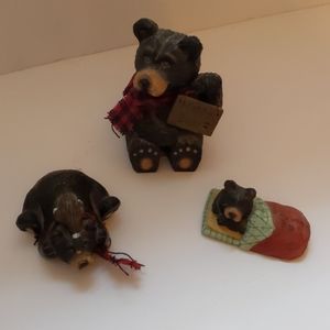 Set of 3 Young's brown bears